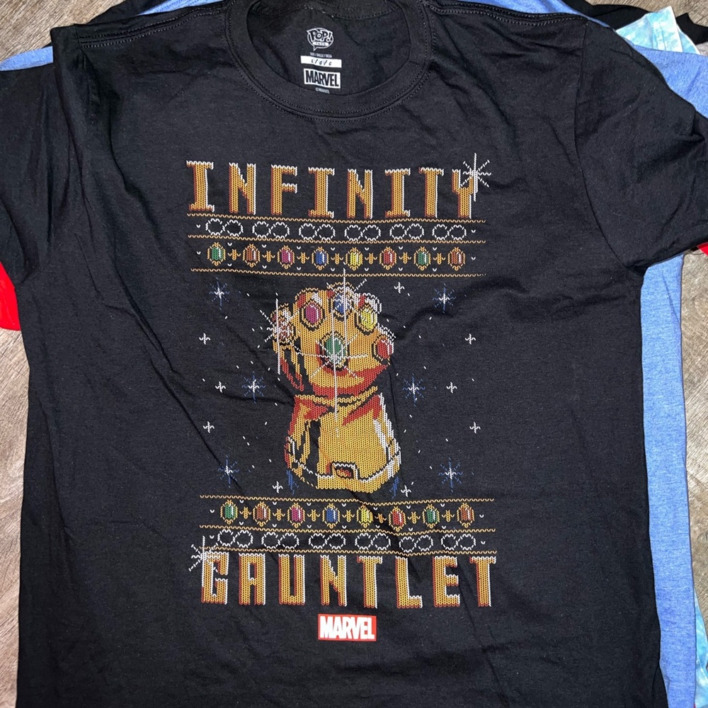 Marvel Infinity Gauntlet Black T-Shirt
